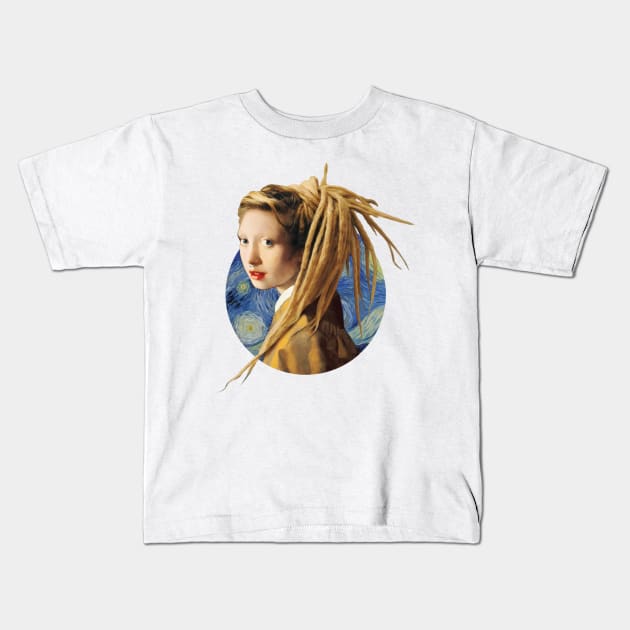 Rasta Girl Kids T-Shirt by hayatininevreni